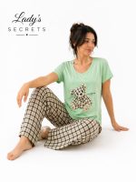 Printed short-sleeved pajamas - Image 4